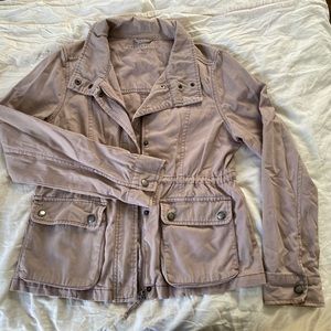 Aeropostale Light Purple Utility Jacket Size M